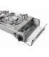 Cocina de gas portátil Devil Double Grill, Hornillo de gas portátil de 2 fuegos y plancha grill, máxima seguridad y calidad con 