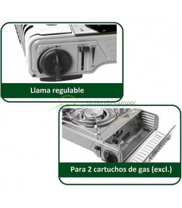 Cocina de gas portátil Devil Double Grill vista 6