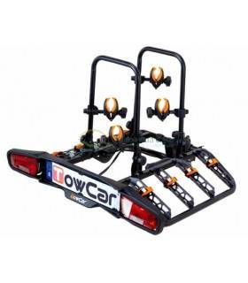 Portabicicletas para bola remolque TowCar T4 - para cuatro bicicletas -