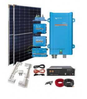 Kit Solar Autocaravana 1200W 24V litio 4000Whdia