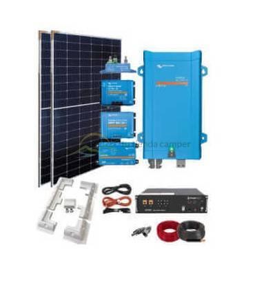 Kit Solar Autocaravana 1200W 24V litio 4000Whdia