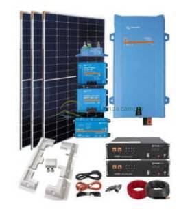 Kit Solar Autocaravana 1600W 24V litio 4000Whdia