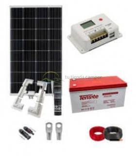 Kit Solar 200W 12V 1000Whdia con Batería