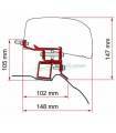 Soportes Fiamma F40 Van para Mercedes V Class W447