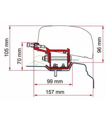 Soportes Fiamma F40 Van para Renault Trafic L2 desde 2014
