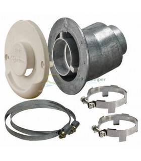 Chimenea lateral WKC TRUMA para combi D Inet X - Color Blanco