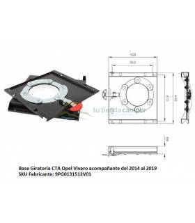 Base Giratoria CTA Opel Vivaro acompañante del 2014 al 2019