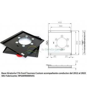 Base Giratoria CTA Ford Tourneo Custom acompañante-conductor del 2012 al 2022