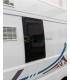 Ventana Polyplastic lateral opaca 566 x 650 mm