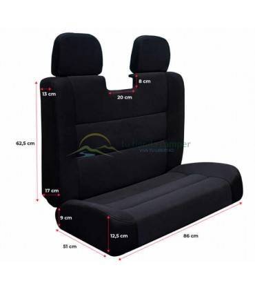 Asiento Komfort Premiun para estructura OKB - medidas