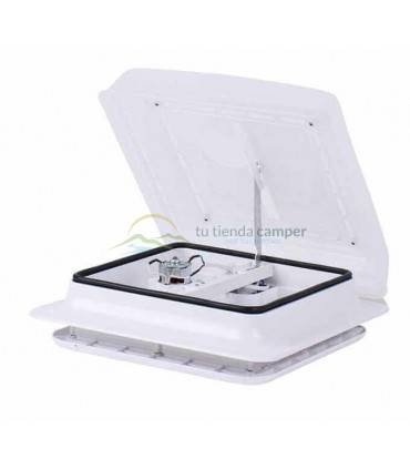 Claraboya 32 con ventilador y luz led Blanca - 32x32
