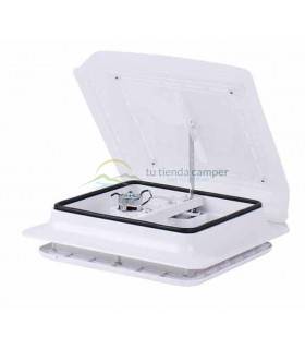 Claraboya 28 con Ventilador -Blanca 28x28, Claraboya Turbo Vent 28 con ventilador Blanca 28x28cm, Claraboyas, , 