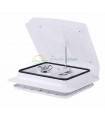 Claraboya 28 con Ventilador -Blanca 28x28