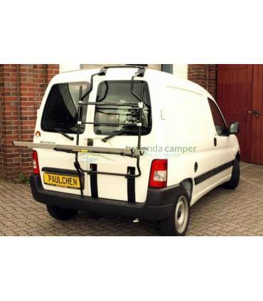 Portabicicletas para Peugeot Partner I con dos puertas traseras - Paulchen - vista 2