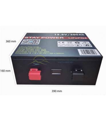 Batería LiFePO4 300A Stay Power de 3840 Wh, con Bluetooth incluido - imagen 2