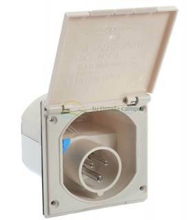 Toma externa CEE17 - Blanca abierta