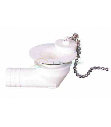 Desagüe de 90º de Ø31mm para manguera de Ø25mm
