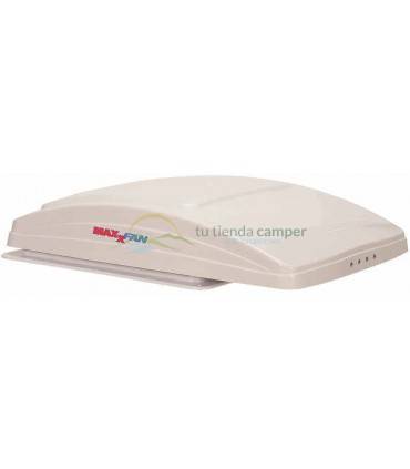 Claraboya Maxxfan Deluxe cúpula blanca cerrada