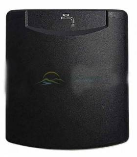 Bocana de agua con tapa magnética negra