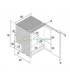 Nevera Compresor Vitrifrigo C85i CHR 12-24V 85l (unidad refrigerante interna) medidas